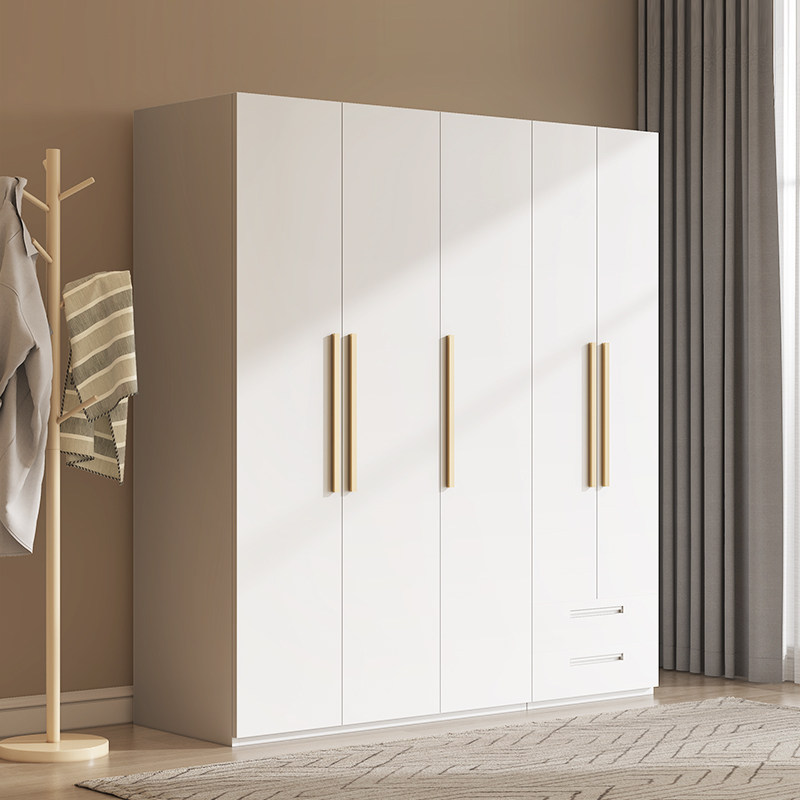 Iron wardrobe household steel simple door to door children's cartoon large wardrobe balcony storage sundries storage cabinet