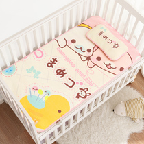 Summer crib mat for kindergarten special nap ice silk mat newborn child Baby double-sided rattan mat breathable
