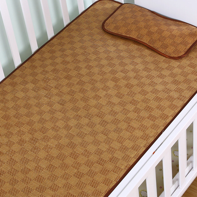 Children's rattan mat cool mat kindergarten nap grass mat baby newborn baby crib ice silk mat breathable cool mat customization