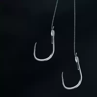 Fish hook finished Set tie line double hook Isney crucian carp hook with barbed Izu gold sleeve fishing hook fishing gear