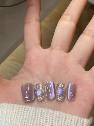 Демисезонные элитные короткие длинные наклейки для ногтей для ногтей для маникюра