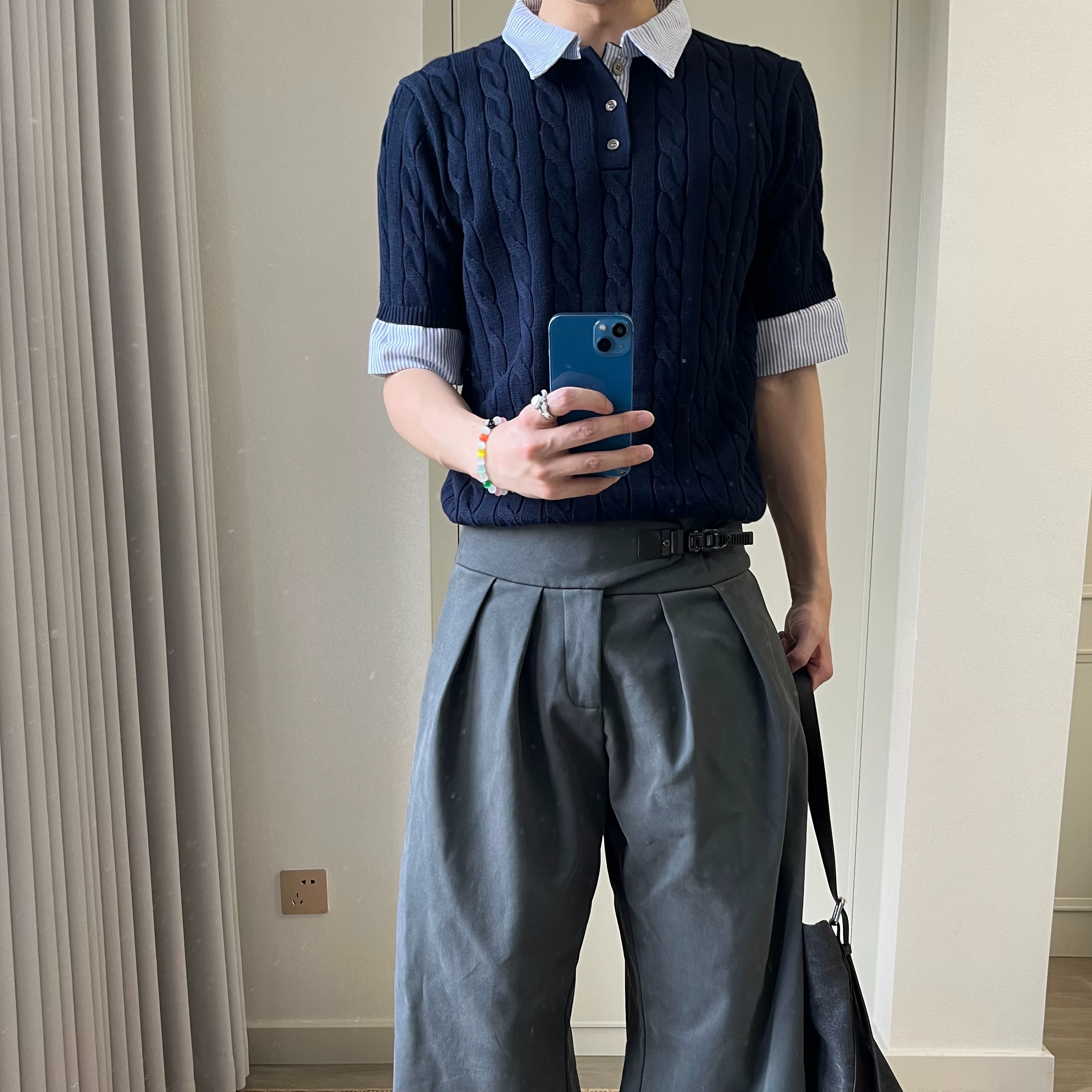Xanvas Set, knitted shirt, T-shirt