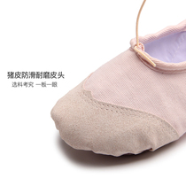 Two pairs of childrens dance shoes Womens soft-soled practice shoes Mens classical dance leather head cat claws Girls dance ballet shoes