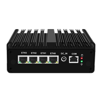 Timestron industrial computer N100 fanless dual network quad network 2 5G soft routing Intel 12th generation mini computer linux small nuc embedded rail control multi-network card serial port windless