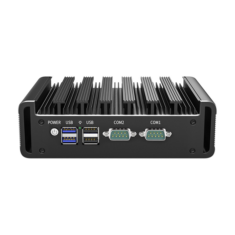 Beike 12Th Generation Computer J6412 Soft Router J6413 Quad-Core M.2 Hard Drive N100 Low Power Consumption Rs485 232 Embedded 4K Industrial Computer Tpm Slot J4125 Mini Host Centos