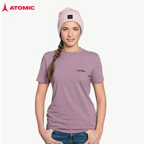 atomic Atomik 2020 new womens training sports breathable round neck pullover short sleeve T-shirt base shirt
