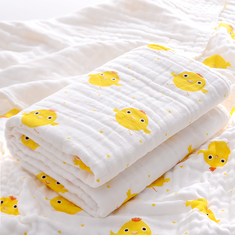 Baby bath towel newborn super soft cotton gauze absorbent baby bath towel children's fall/winter style thick blanket quilt