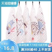 Saliva towel Baby gauze towel Face cotton super soft newborn baby baby cotton gauze towel handkerchief small square towel