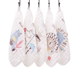 Детский слюнявчик, марлевое хлопковое полотенце для умывания для новорожденных, хлопковый носовой платок