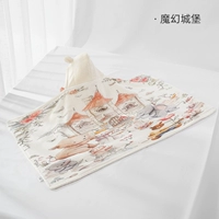 Волшебный замок, банное полотенце с капюшоном, плащ