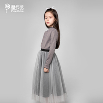 pureshare gauze Hall childrens princess dress long dress girl dress dress