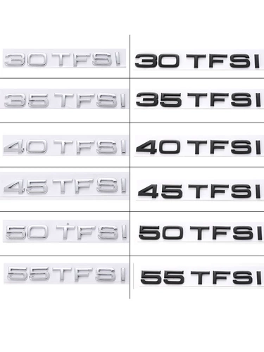 Четырех -летящий магазин более 20 цветовых смещений Audi Car Метка A4LA3A5A6LQ2Q3Q5L Четырехновидный привод среднего хвоста, отмеченный черный четырех, модификация номера