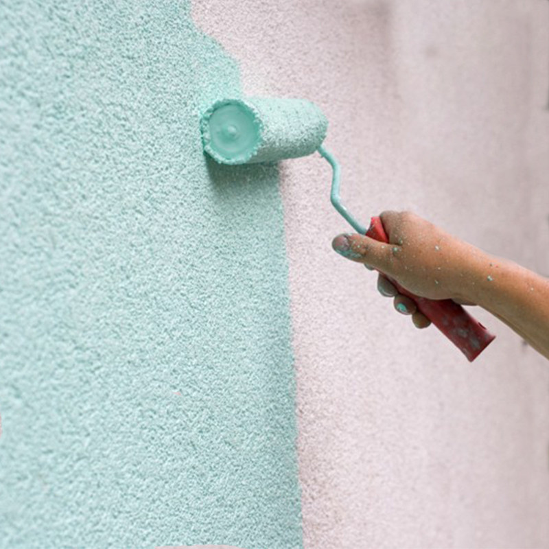 White exterior wall paint outdoor wall waterproof sunscreen gray paint exterior wall latex paint self-brushing outdoor villa paint