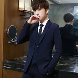 Костюм для отдыха, черный комплект, платье, пиджак классического кроя, куртка для школьников, подходит для подростков