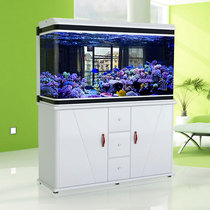 Minjiang fish tank living room floor flat household small modern light luxury aquarium hot bending u large vertical 2021 New