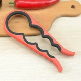 Откройте консервированный консервированный нож многофункциональный артефакт, открытый из четырех, в одном крышке.