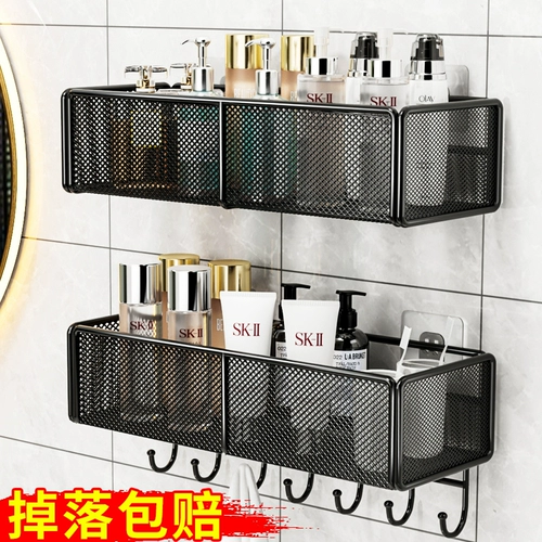 Полка ванной комнаты свободна от удара, купания, купания, туалетной стены косметики для ванной комнаты, корзина для хранения, полка хранения