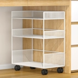 Подвижная детская книжная полка, напольная полка для хранения под столом, утюг, трехдвухслойный шкаф для хранения книг, стеллаж для книг с картинками