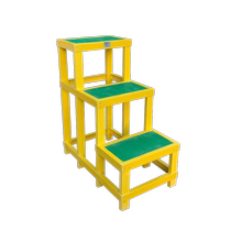 Insulated stool fiberglass insulated stool electrician ladder stool removable double-layer insulated high and low stool electrostatic platform