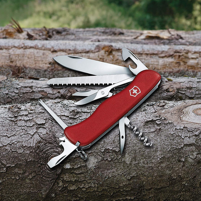 VICTORINOX/Victorinox Swiss Sergeant Knife Scout 111mm ຂອງແທ້ມີດພັບອະເນກປະສົງຂອງແທ້ມີດ Utility Knife