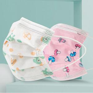 【浩一贝贝】儿童印花熔喷布口罩20只装