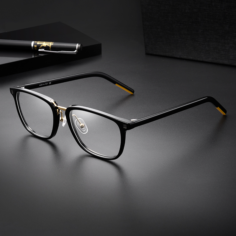 BLACK BOX ANTI-BLUE LIGHT RADIATION GLASSES MALE FATIGUE FLAT LIGHT MIRROR PROTECTION COMPUTER BOX CLOSE TO EYE MIRROR DISCOLORATION TREND