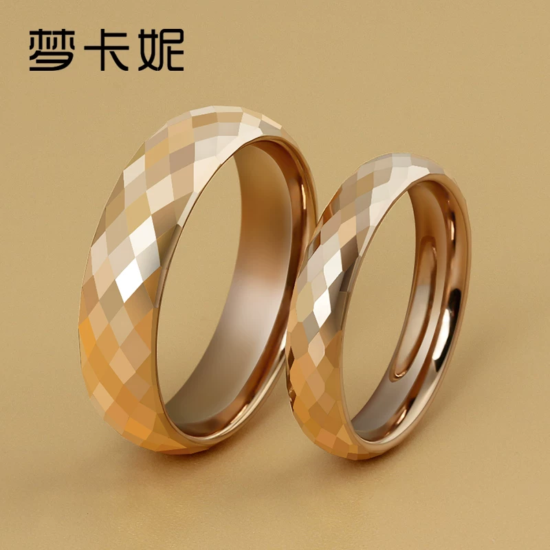 Ring with diamond pattern, for beloved, Birthday gift, custom-made