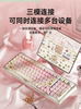 Forerunner V99 Autumn Repair Dog Mechanical Keyboard Wireless Bluetooth Three-Mode for Girls Office High Aesthetic Mahjong Sound