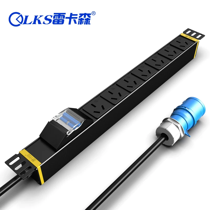 雷卡森 SP5071 PDU кабинет розетка 7-бит 16A национальный стандарт отверстие силовая установка воздушный выключатель защита промышленность 19-дюйм 16A высокомощная plug-in board заводские прямые продажи объем