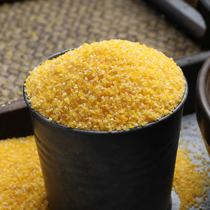 5 pounds of non-genetically modified Northeast small ballast new rice fine corn dregs crushed corn kernels Cob grits bracts and stubble