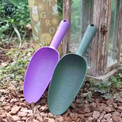 Animal husbandry thickened plastic soil shovel fleshy soil spoon Balcony vegetable digging shovel Gardening flower ripping tool