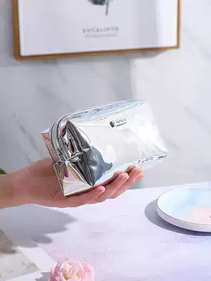 Cosmetic bag portable cute cosmetics ins Wind Net red Korean portable small storage bag high-end fashion storage