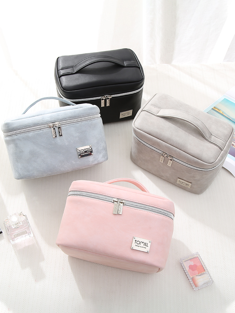 Cosmetic bag women's portable portable large capacity large net red simple high-grade skin care cosmetics storage bag