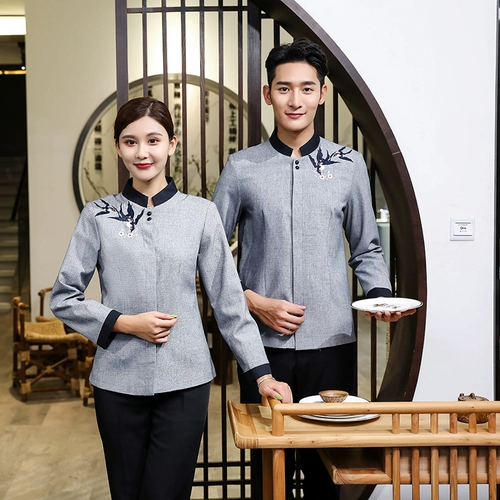 Комбинезон для отеля, этнический демисезонный пуховик, комплект, китайский стиль, этнический стиль