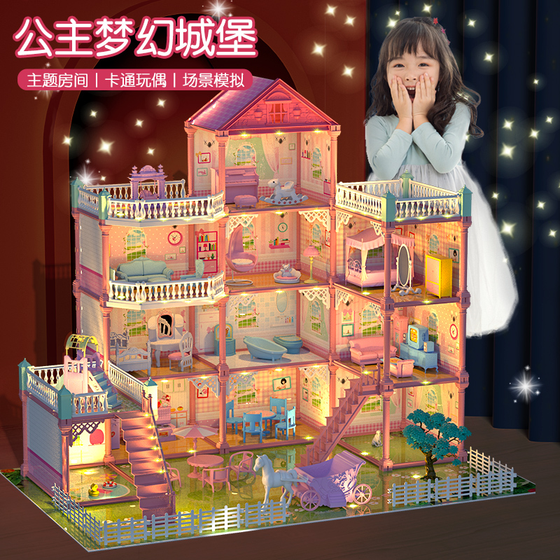 Handcrafted Diy Lodge Attic Villa Eva Ova House 3 Mini House Assembly Model Emulation Lid House Toys