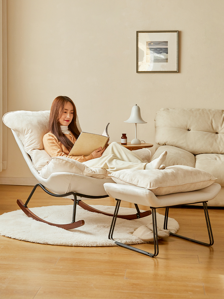 Ghế bập bênh dành cho người lớn có thể ngả ban công ghế giải trí tại nhà ghế sofa lười internet người nổi tiếng ghế bập bênh phòng khách ánh sáng sang trọng ghế tôm hùm 