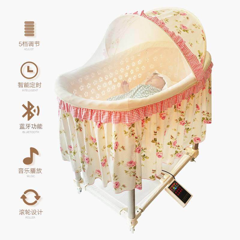 婴儿摇篮床大揭秘:宝宝睡觉神器,新手爸妈必备🎁-婴儿床-淘宝百科网