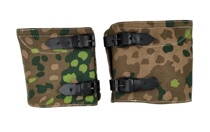 German leggings a pair of film and television props for mountain soldiers made of pea DOT44 camouflage canvas