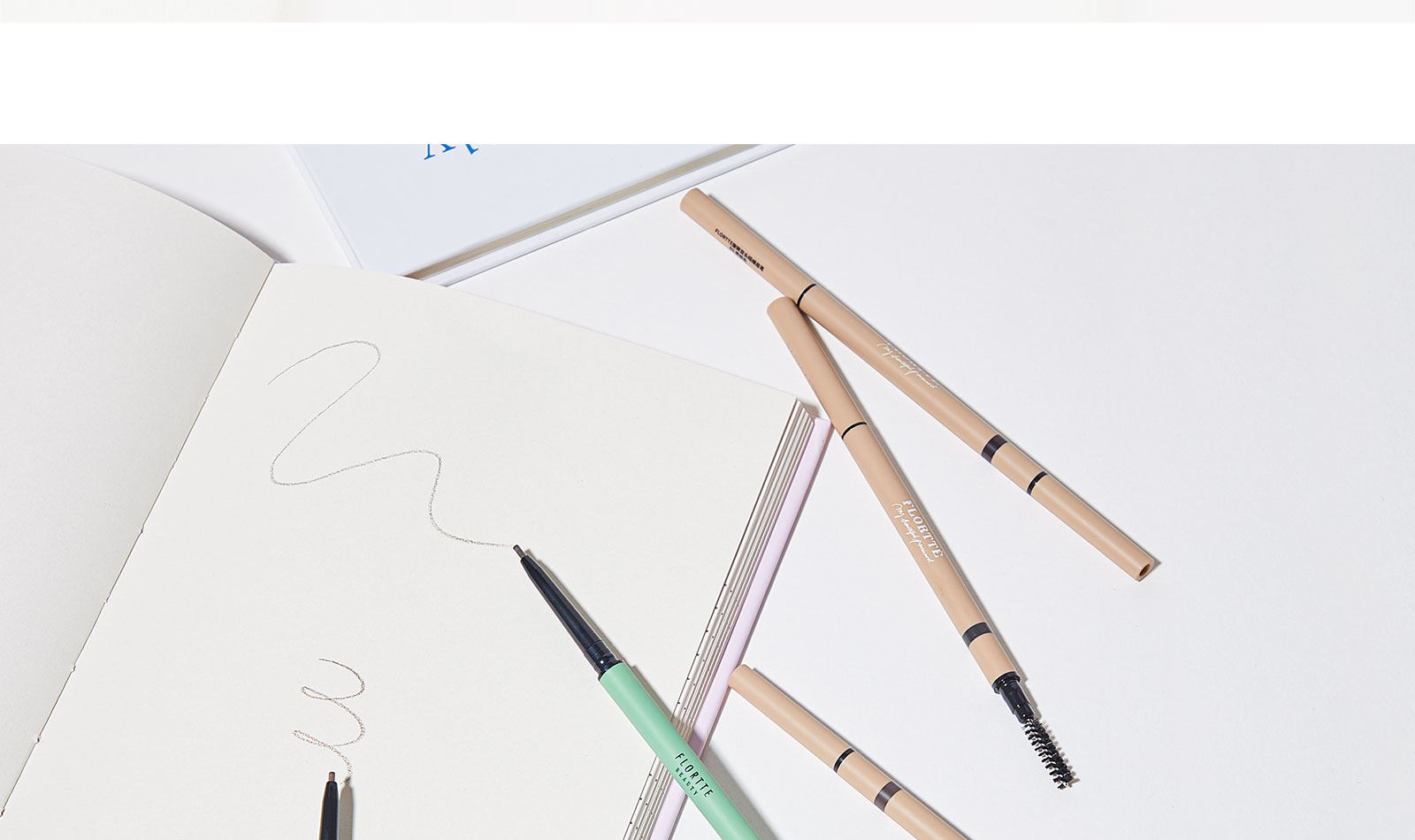 【中國直郵】 花洛莉亞Flortte 眉筆自然防水新手精細眉筆 #B2灰褐色