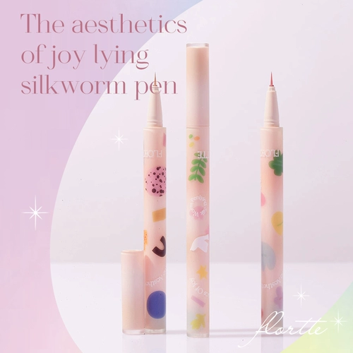 FLORTTE/花洛莉亚 Большой красивый лежащий ручка для глаз для глаз, гель тонкая водонепроницаем