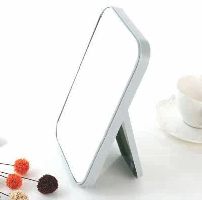High-definition make-up mirror real college dorm mirror small mirror desktop stand makeup bench mirror single-sided make-up mirror