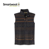 Smartwool mens off-road wool fleece vest cold protection warm autumn winter new outdoor casual vest 6518