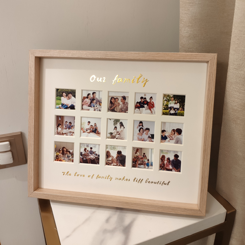 Ho Tuo Living Room Hanging Wall Photo Frame Anniversary Gift Giving Boyfriend Wedding Photo Frame Bedroom Pendulum Couple Big Picture Frame