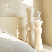 18 paper custom window display products shelf creative booth high and low furnishing cylindrical paper wedding props