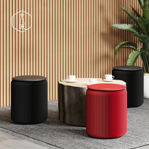 18 paper Business Round Room Living Room Table Meeting to negotiate stools for adult multi-functional furniture kraft paper folding bench