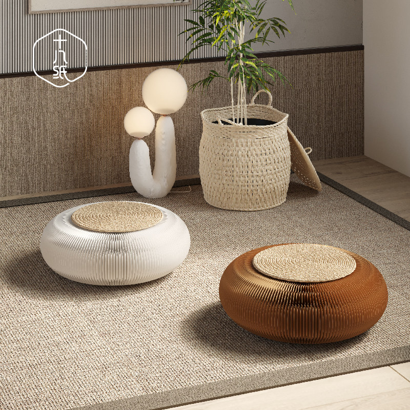 eighteen paper tatami stool CREATIVE STOOL FOLDING SUN STYLE ORGAN FURNITURE HOME SMALL SHORT BUSHEL FLOATING WINDOW STOOL HOME-Taobao