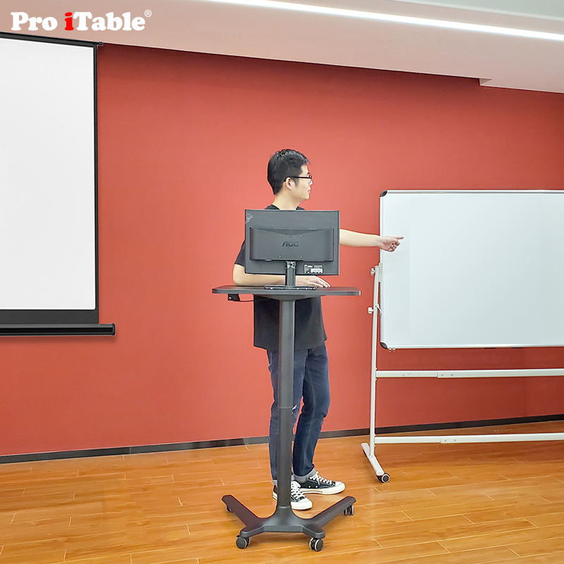 Lifting table standing office removable computer table training table lecture table speech table shopping guide reception consultation table