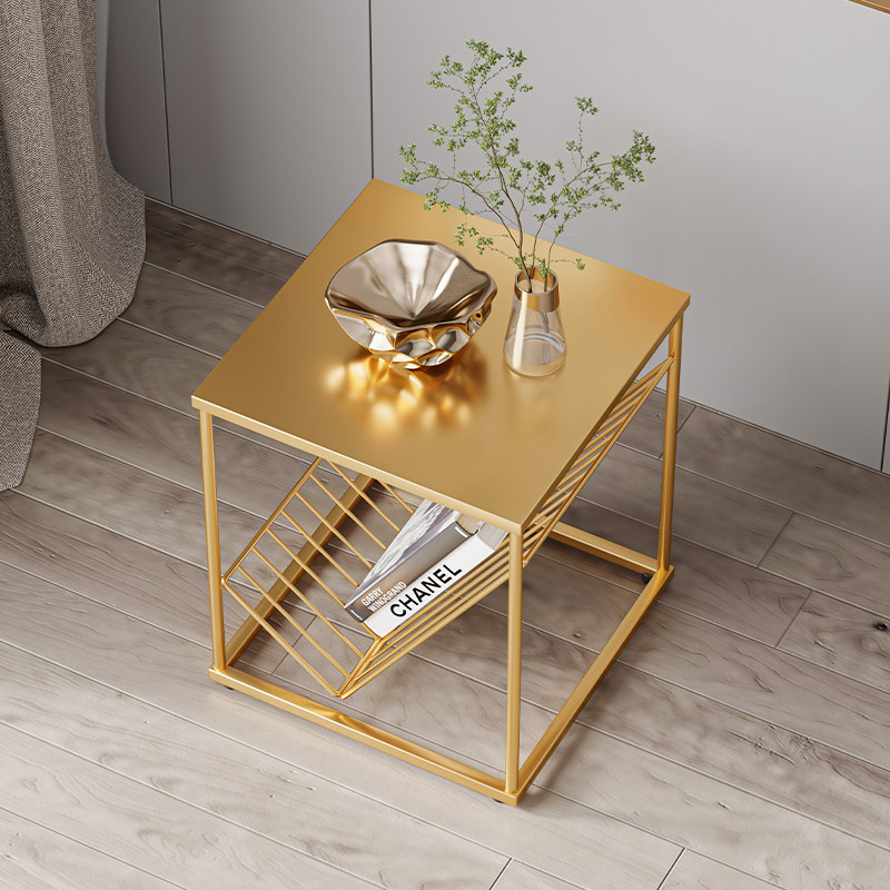 Light luxury bedside cabinet modern minimal simple mode in small size net red bedroom bedside cabinet