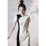 Модное легкое ципао, коллекция 2023, китайский стиль, светлый стиль, подходит для подростков