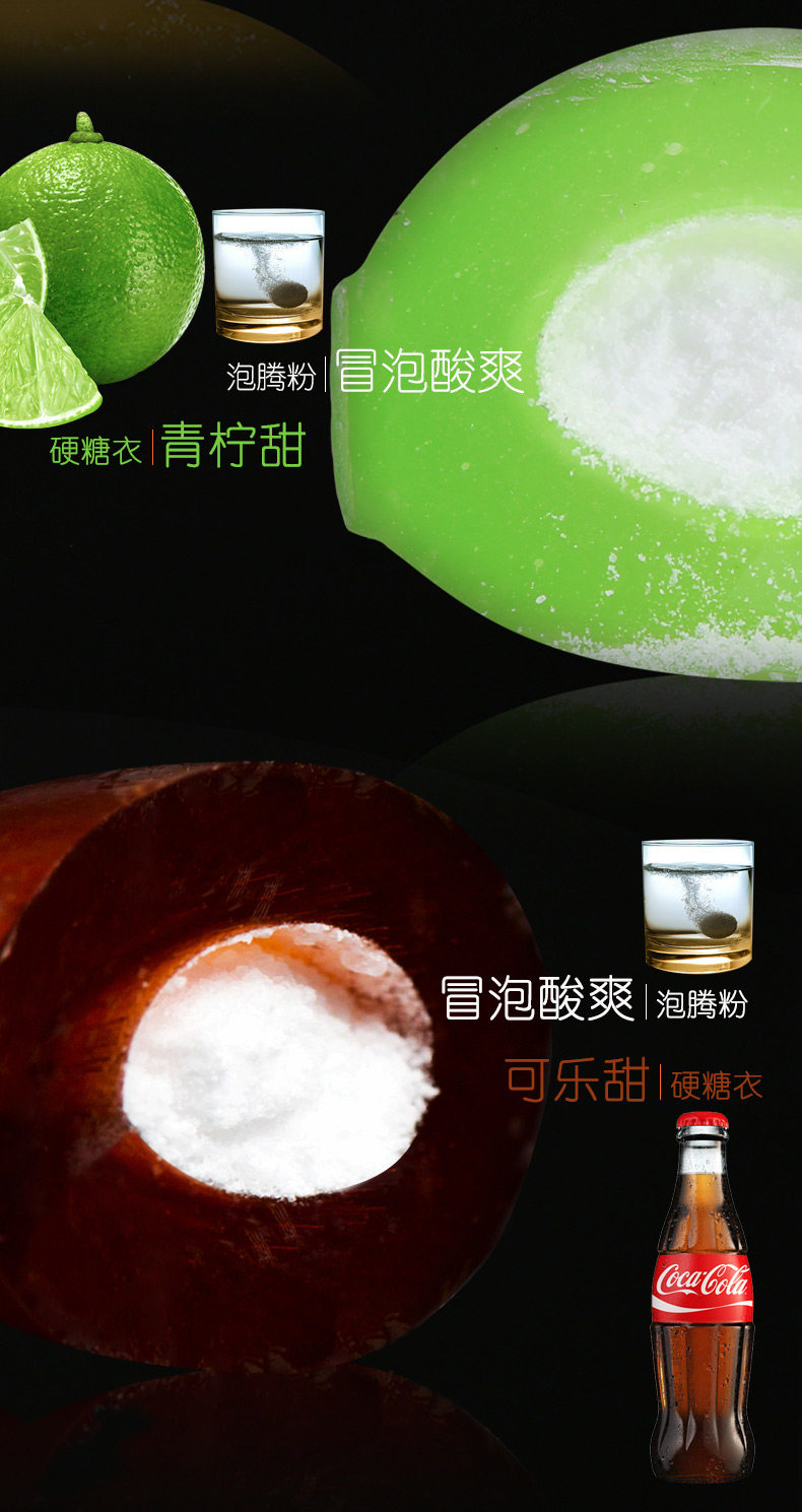 乌克兰进口 如胜 夹心水果味 汽水糖 2斤 约200颗 图3